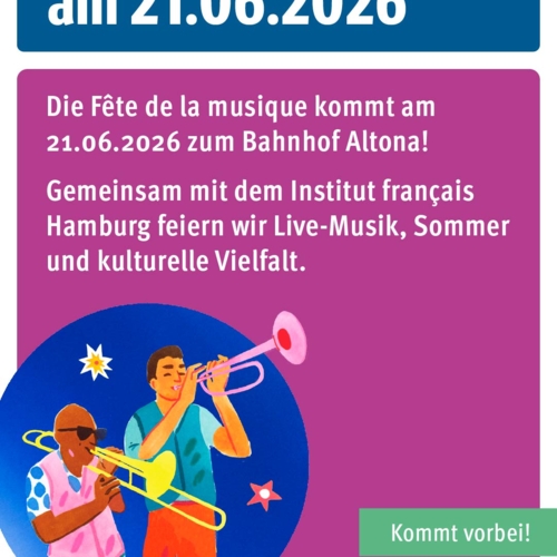 Féte de la musique in Altona - Am "Mein Einkaufsbahnhof" Altona
