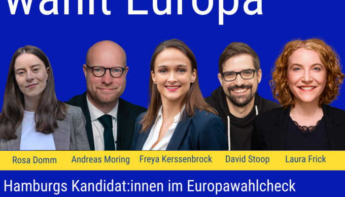 Hamburg wählt Europa - Die Hamburger Kandidat:innen im Europawahlcheck